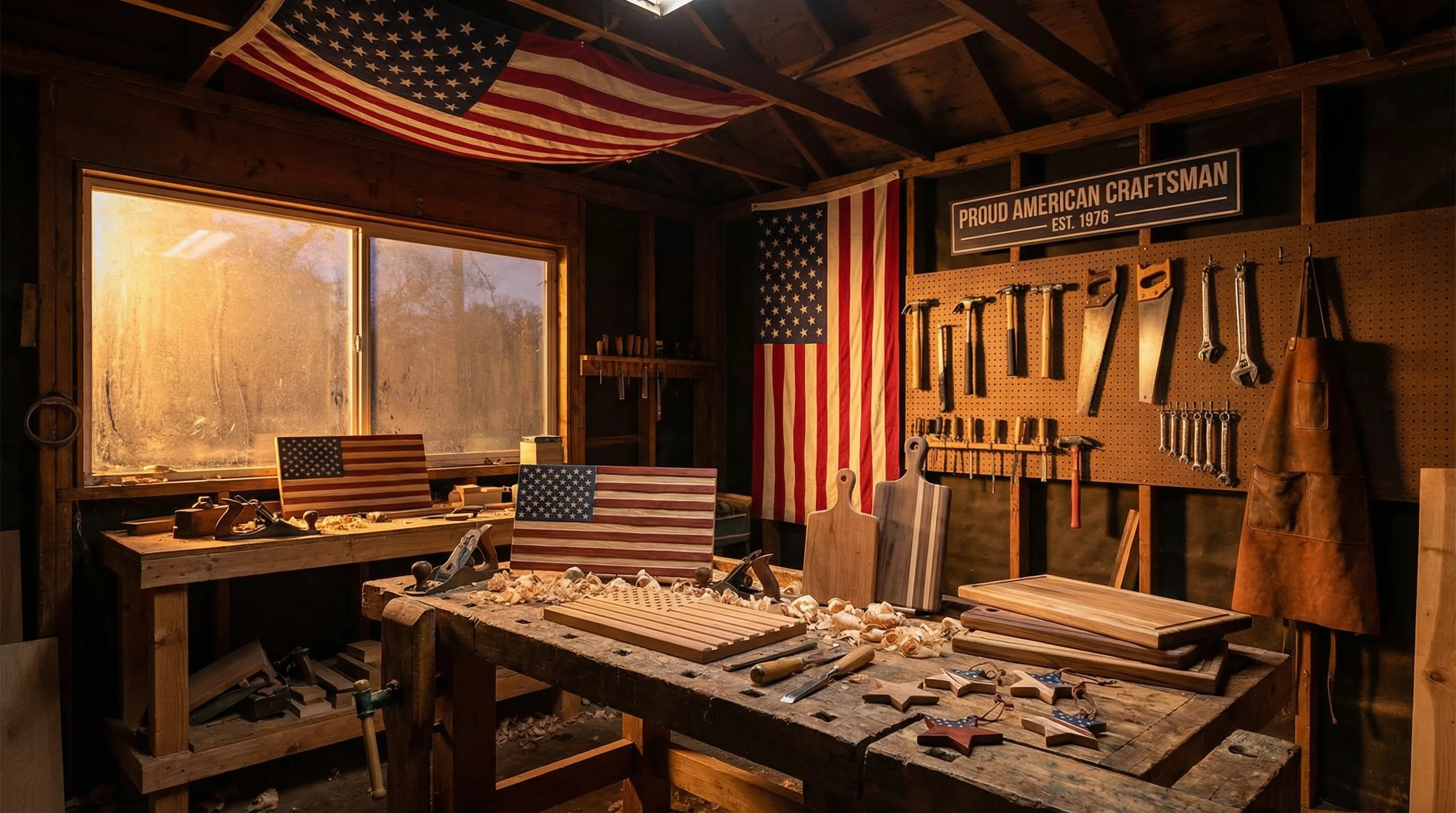 The Stocksdale Custom Woodworking workshop